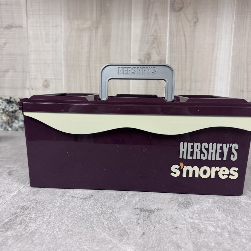 Hershey's Chocolate S'Mores Caddy Carry Case Camping Box Storage